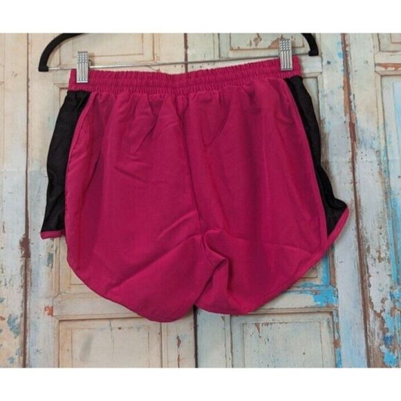 Anngoti Womens Size S Pink Elastic Waist Running Training Athletic Shorts - Picture 3 of 13